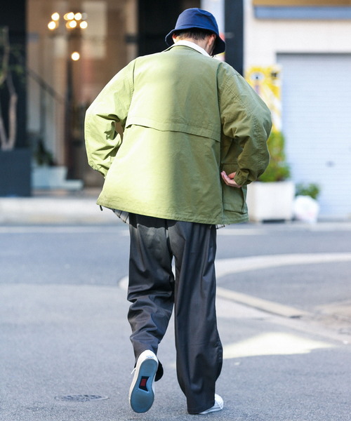 URBAN RESEARCH Sonny Label（アーバンリサーチサニーレーベル）の「リップストップスタンドブルゾン（ミリタリージャケット・メンズ・ライトブルー/カーキ/アイボリー・MEDIUM/LARGE）」の8枚目の写真