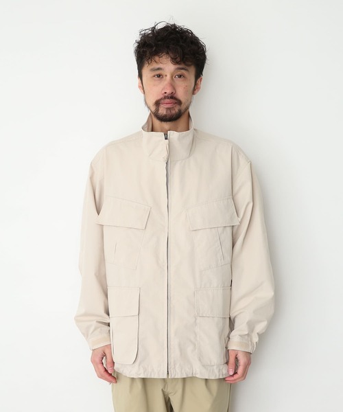 URBAN RESEARCH Sonny Label（アーバンリサーチサニーレーベル）の「リップストップスタンドブルゾン（ミリタリージャケット・メンズ・ライトブルー/カーキ/アイボリー・MEDIUM/LARGE）」の13枚目の写真