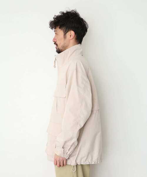 URBAN RESEARCH Sonny Label（アーバンリサーチサニーレーベル）の「リップストップスタンドブルゾン（ミリタリージャケット・メンズ・ライトブルー/カーキ/アイボリー・MEDIUM/LARGE）」の17枚目の写真