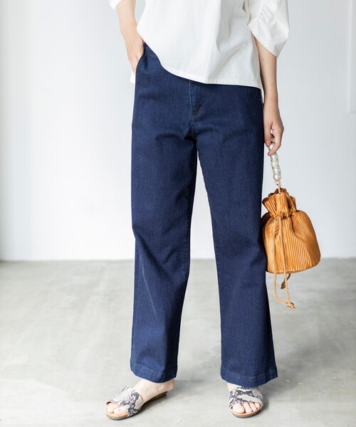 PICCADILLY(ピカデリー)の「◆【PICCADILLY】ワイドデニム(デニムパンツ・レディース・ネイビー/ブルー・12/13/11)」の13枚目の写真