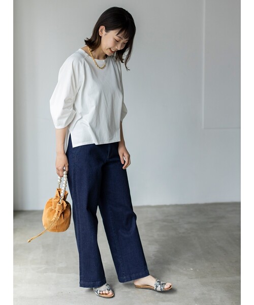 PICCADILLY(ピカデリー)の「◆【PICCADILLY】ワイドデニム(デニムパンツ・レディース・ネイビー/ブルー・12/13/11)」の11枚目の写真