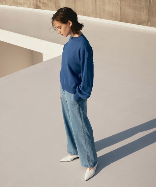 PICCADILLY(ピカデリー)の「◆【PICCADILLY】ワイドデニム(デニムパンツ・レディース・ネイビー/ブルー・12/13/11)」の6枚目の写真