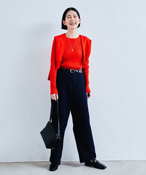 PICCADILLY(ピカデリー)の「◆【PICCADILLY】ワイドデニム(デニムパンツ・レディース・ネイビー/ブルー・12/13/11)」の15枚目の写真