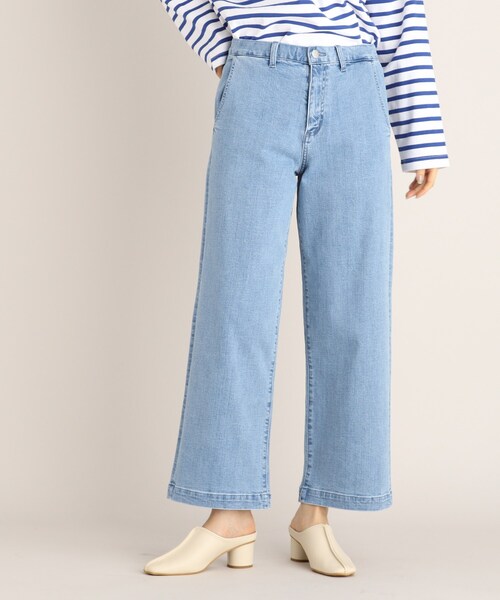 PICCADILLY(ピカデリー)の「◆【PICCADILLY】ワイドデニム(デニムパンツ・レディース・ネイビー/ブルー・12/13/11)」の5枚目の写真