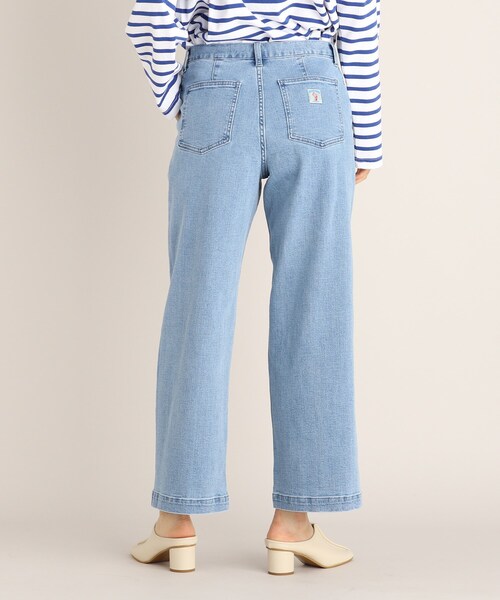 PICCADILLY(ピカデリー)の「◆【PICCADILLY】ワイドデニム(デニムパンツ・レディース・ネイビー/ブルー・12/13/11)」の4枚目の写真