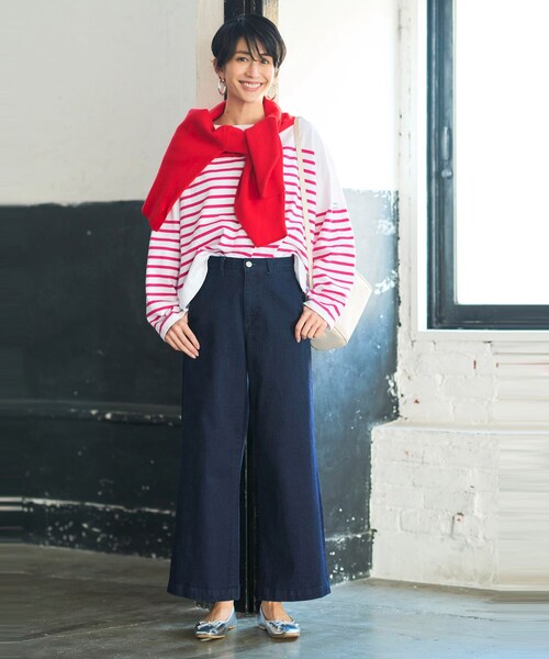 PICCADILLY(ピカデリー)の「◆【PICCADILLY】ワイドデニム(デニムパンツ・レディース・ネイビー/ブルー・12/13/11)」の21枚目の写真