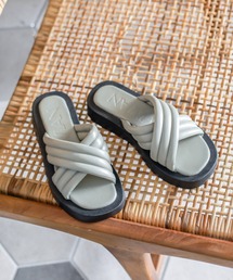 厚底パデッドクロスサンダル ZOZOTOWN+オフィシャルサイト限定商品