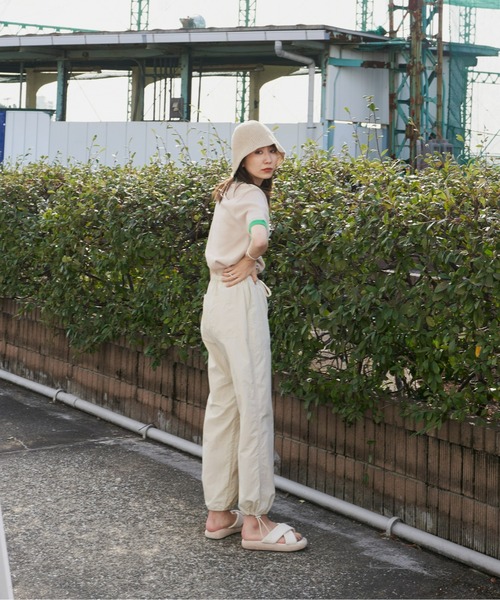 Auntie Rosa Holiday(アンティローザホリデー)の「バイカラークルーニットプルオーバー(ニット/セーター・レディース・オレンジ/ベージュ・FREE)」の13枚目の写真