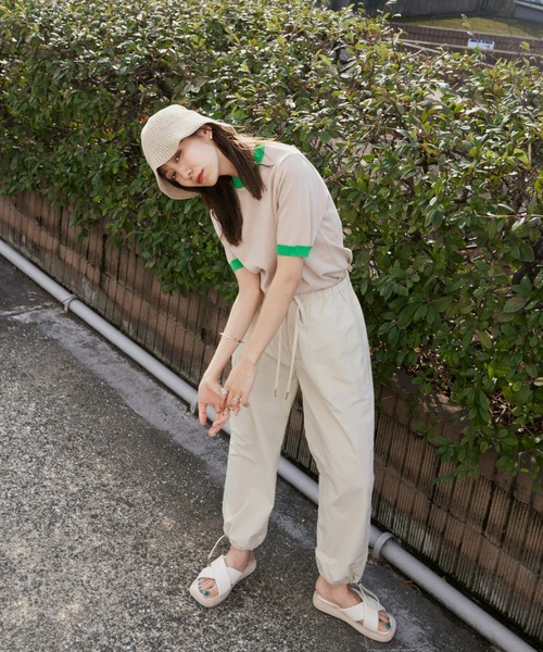 Auntie Rosa Holiday(アンティローザホリデー)の「バイカラークルーニットプルオーバー(ニット/セーター・レディース・オレンジ/ベージュ・FREE)」の15枚目の写真