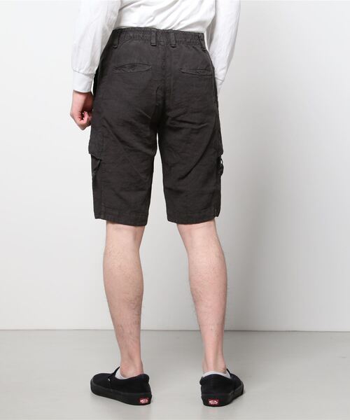 TRANSIT（トランジット）の「TRANSIT/トランジット/LINENｼｮｰﾂ（その他パンツ・メンズ・チャコール・SMALL/X-SMALL）」の2枚目の写真