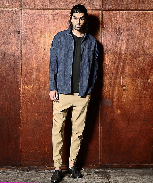 RATTLE TRAP（ラトルトラップ）の「ガムストレッチサルエルイージーパンツ（その他パンツ・メンズ・カーキ/ブラック/ベージュ・M/L/S/LL）」の4枚目の写真