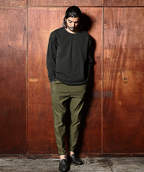 RATTLE TRAP（ラトルトラップ）の「ガムストレッチサルエルイージーパンツ（その他パンツ・メンズ・カーキ/ブラック/ベージュ・M/L/S/LL）」の11枚目の写真