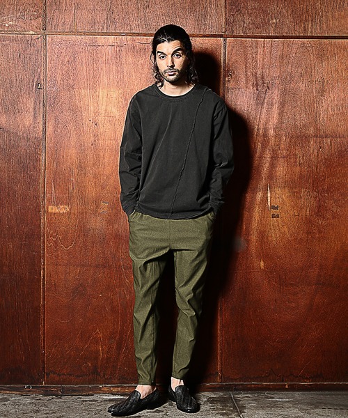 RATTLE TRAP（ラトルトラップ）の「ガムストレッチサルエルイージーパンツ（その他パンツ・メンズ・カーキ/ブラック/ベージュ・M/L/S/LL）」の13枚目の写真