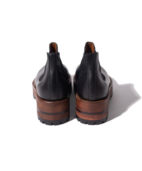 glamb（グラム）の「Platform Side Gore Boots / プラットフォームサイドゴアブーツ（ブーツ・メンズ・レッド/ブラック・2/3/4/1）」の6枚目の写真