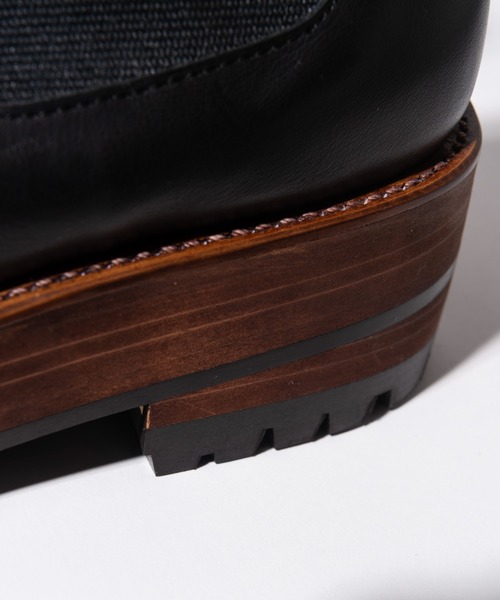 glamb（グラム）の「Platform Side Gore Boots / プラットフォームサイドゴアブーツ（ブーツ・メンズ・レッド/ブラック・2/3/4/1）」の19枚目の写真