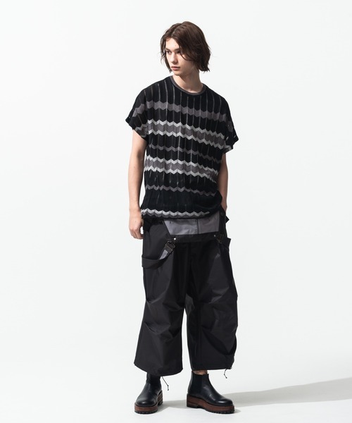 glamb（グラム）の「Platform Side Gore Boots / プラットフォームサイドゴアブーツ（ブーツ・メンズ・レッド/ブラック・2/3/4/1）」の7枚目の写真