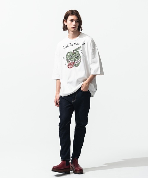 glamb（グラム）の「Platform Side Gore Boots / プラットフォームサイドゴアブーツ（ブーツ・メンズ・レッド/ブラック・2/3/4/1）」の10枚目の写真