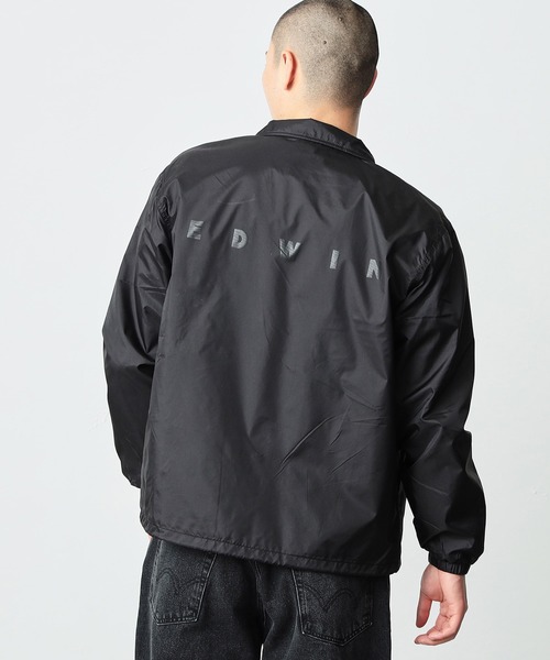 EDWIN（エドウィン）の「EDWIN エドウィン A KIND OF BLACK コーチジャケット　COACH JACKET ブルゾン（その他アウター・メンズ・ブラック/グレー・MEDIUM/LARGE）」の2枚目の写真