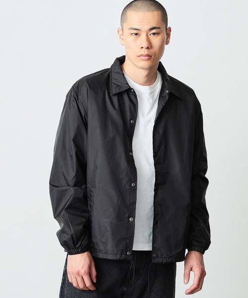 EDWIN（エドウィン）の「EDWIN エドウィン A KIND OF BLACK コーチジャケット　COACH JACKET ブルゾン（その他アウター・メンズ・ブラック/グレー・MEDIUM/LARGE）」の4枚目の写真