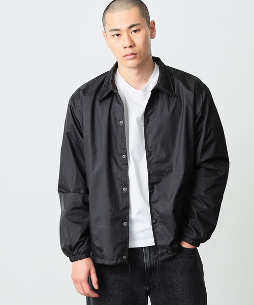 EDWIN（エドウィン）の「EDWIN エドウィン A KIND OF BLACK コーチジャケット　COACH JACKET ブルゾン（その他アウター・メンズ・ブラック/グレー・MEDIUM/LARGE）」の5枚目の写真