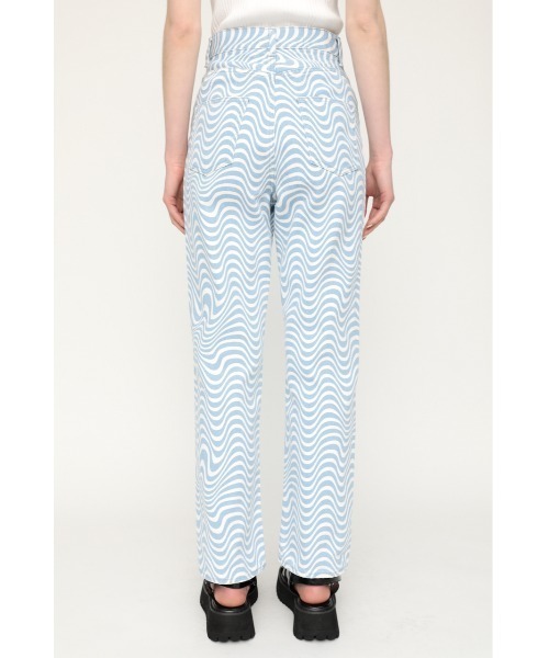 SLY(スライ)の「WAVY PATTERN HW STRAIGHT PT/ハイウエストデニムパンツ(デニムパンツ・レディース・ブルー系その他/オレンジ系その他・1/2/0)」の5枚目の写真