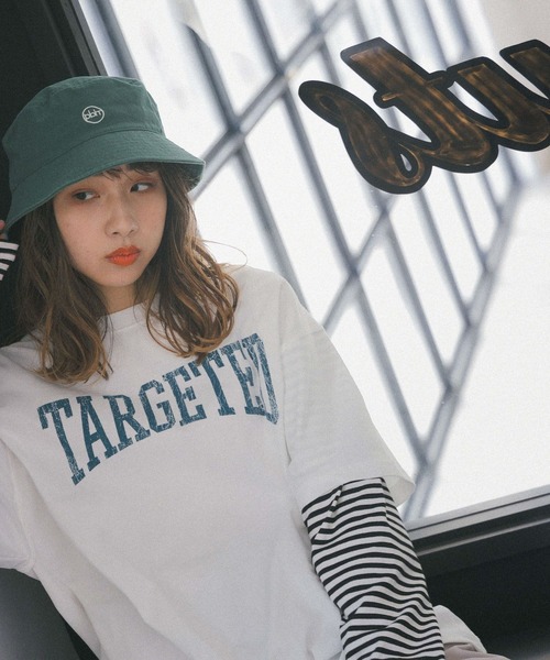 PBLIM(ページボーイリム)の「【PAGEBOYLIM】レイヤードボーダーT(Tシャツ/カットソー・レディース・オフホワイト/ブラック・MEDIUM/LARGE)」の6枚目の写真