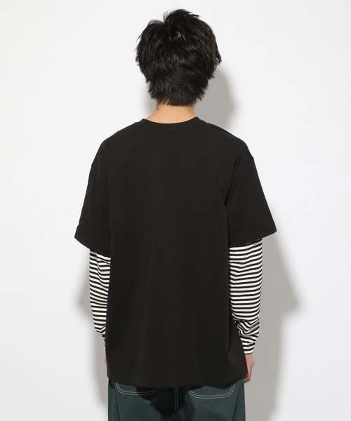 PBLIM(ページボーイリム)の「【PAGEBOYLIM】レイヤードボーダーT(Tシャツ/カットソー・レディース・オフホワイト/ブラック・MEDIUM/LARGE)」の15枚目の写真