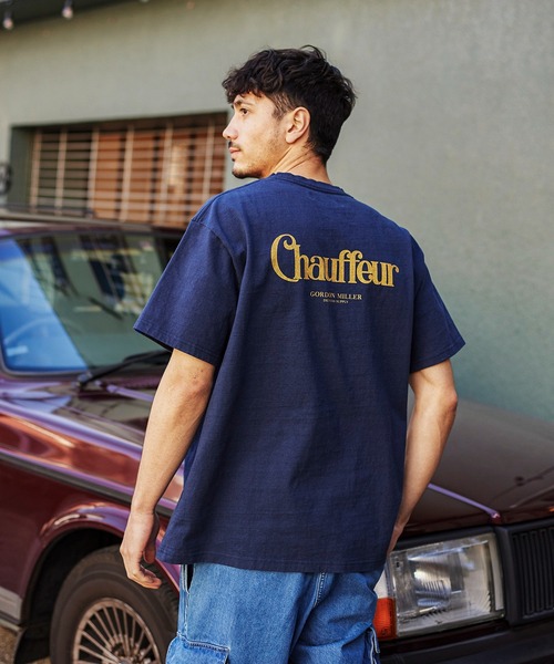 GORDON MILLER(ゴードンミラー)の「GORDON MILLER(ゴードンミラー)Chauffeur ロゴポケットT(Tシャツ/カットソー・メンズ・ホワイト×レッド/ホワイト×グリーン/ブラック/ネイビー・M/L/XL)」の4枚目の写真