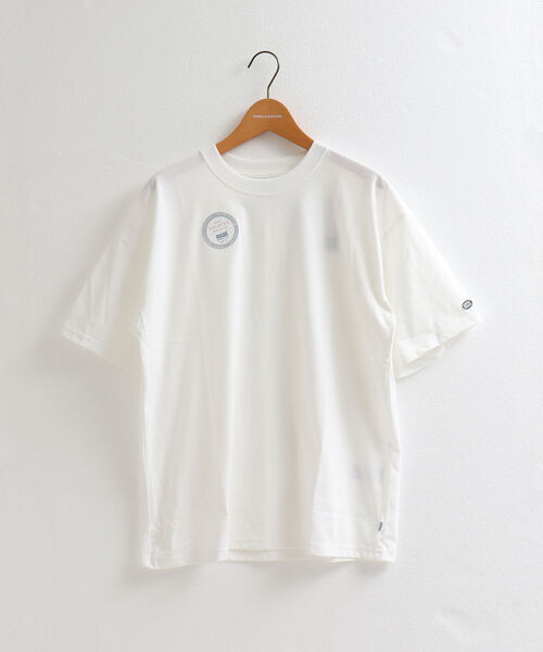 DISCUS ATHLETIC（ディスカス　アスレチック）の「【WEB限定】【DISCUS ATHLETIC/ディスカス アスレチック】SOLOTEX MIXED Tee レトロボーダー ワンポイントロゴ（Tシャツ/カットソー・メンズ・ホワイト/ブラック/グリーン系その他/ホワイト系その他・MEDIUM/LARGE）」の14枚目の写真