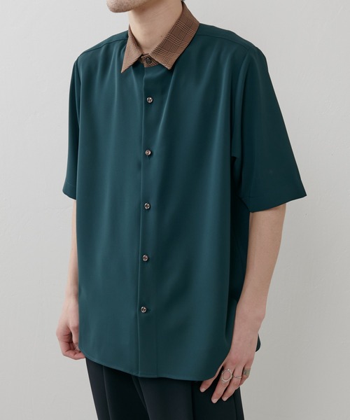 Lui'sショートスリーブクレリックシャツ 22ss