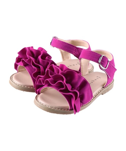 BRANSHES(ブランシェス)の「フリルサンダル(サンダル・キッズ・キャメル/ブラック/グレー/フューシャピンク・18.0cm/19.0cm/17.0cm/15.0cm/16.0cm/20.0cm/14.0cm/21.0cm)」の10枚目の写真