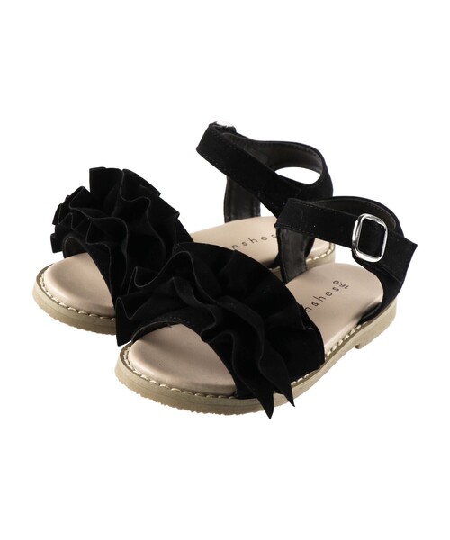 BRANSHES(ブランシェス)の「フリルサンダル(サンダル・キッズ・キャメル/ブラック/グレー/フューシャピンク・18.0cm/19.0cm/17.0cm/15.0cm/16.0cm/20.0cm/14.0cm/21.0cm)」の13枚目の写真