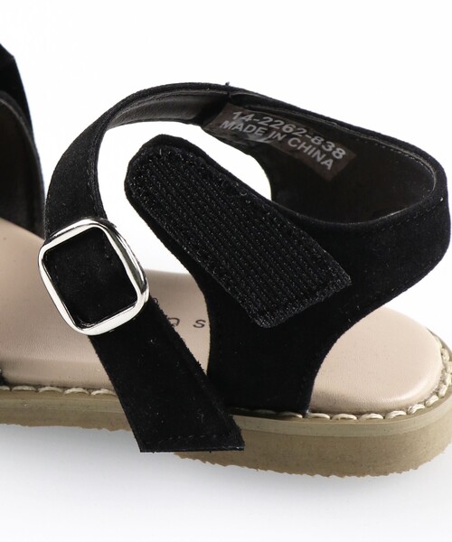 BRANSHES(ブランシェス)の「フリルサンダル(サンダル・キッズ・キャメル/ブラック/グレー/フューシャピンク・18.0cm/19.0cm/17.0cm/15.0cm/16.0cm/20.0cm/14.0cm/21.0cm)」の9枚目の写真