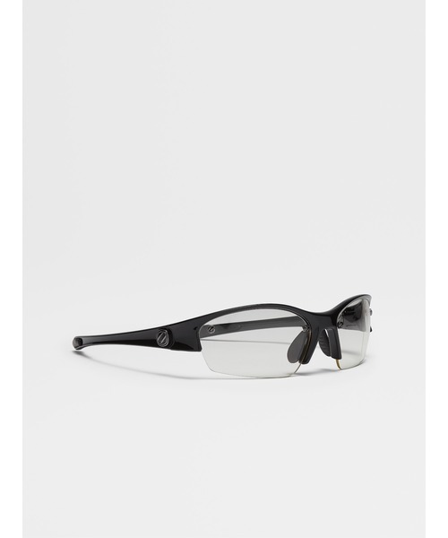 ZEGNA(ゼニア)の「ブラック インジェクション セミリムレス サングラス(サングラス・メンズ・ブラック・ONESIZE)」の2枚目の写真