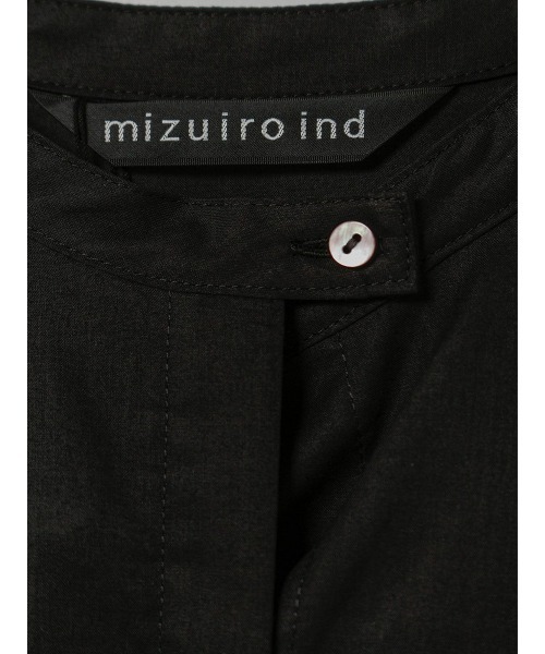 mizuiroind（ミズイロインド）の「mizuiro ind スタンドカラーフレアロングワンピース（ワンピース・レディース・オフホワイト/ブラック/チャコールグレー/グレー/ベージュ/ブルー/ライトグレー/ライトブルー/ネイビー・FREE）」の11枚目の写真