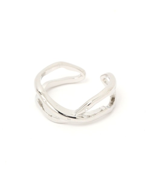 LAKOLE（ラコレ）の「変形クロスラインリング / 266191（リング・レディース・その他1/その他2・FREE）」の2枚目の写真