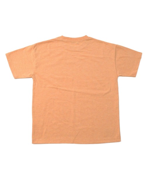GLAZOS(グラソス)の「カラー杢天竺・接触冷感ドロップショルダーカレッジロゴ半袖Tシャツ(Tシャツ/カットソー・キッズ・パープル/オレンジ/ブルー/グリーン・130cm/140cm/150cm/160cm/170cm)」の12枚目の写真