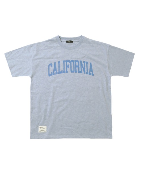 GLAZOS(グラソス)の「カラー杢天竺・接触冷感ドロップショルダーカレッジロゴ半袖Tシャツ(Tシャツ/カットソー・キッズ・パープル/オレンジ/ブルー/グリーン・130cm/140cm/150cm/160cm/170cm)」の20枚目の写真