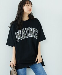 FREAK'S STORE | フラワーワッペンロゴ半袖Tシャツ(Tシャツ/カットソー)