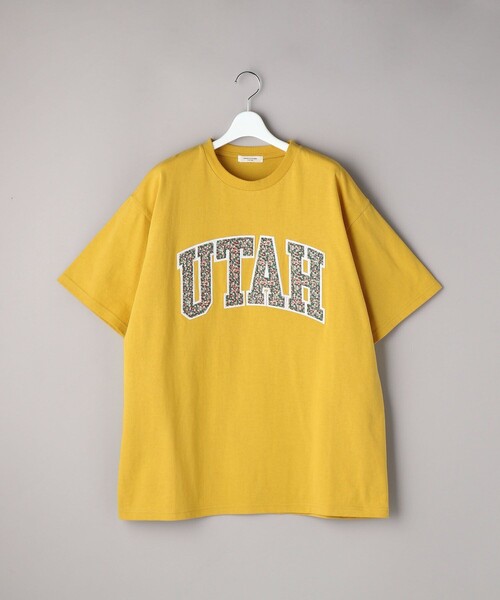 FREAK'S STORE（フリークスストア）の「フラワーワッペンロゴ半袖Tシャツ（Tシャツ/カットソー・レディース・杢グレー/マスタード/オフホワイト/ブラック/その他35・ﾌﾘ-）」の12枚目の写真