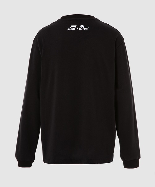 JUST DON(ジャストドン)の「T-SHIRT L/S UOMO(Tシャツ/カットソー・メンズ・ブラック・M/L/XL)」の2枚目の写真