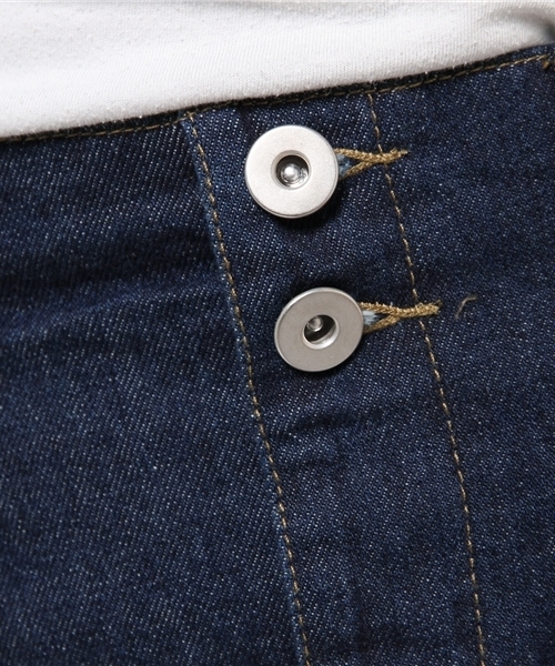 mystic（ミスティック）の「デニムタイトスカート（スカート・レディース・ネイビー/ブルー/ホワイト・1/2）」の11枚目の写真