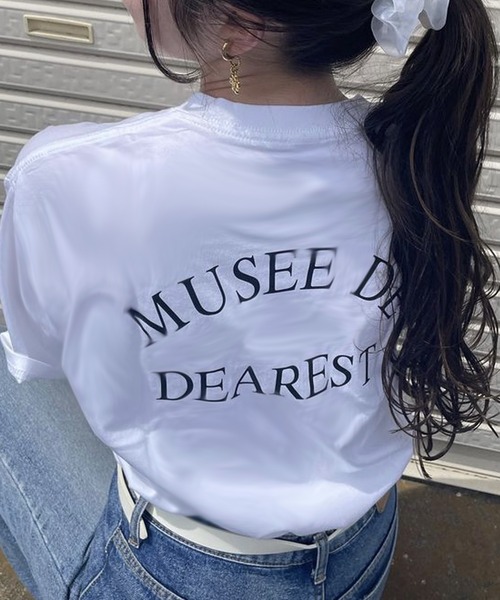 fiere（フィエール）の「バックロゴデザインビックTシャツ（Tシャツ/カットソー・レディース・ホワイト・LARGE/X-LARGE/MEDIUM）」の3枚目の写真