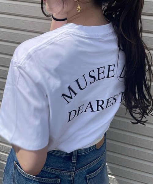 fiere（フィエール）の「バックロゴデザインビックTシャツ（Tシャツ/カットソー・レディース・ホワイト・LARGE/X-LARGE/MEDIUM）」の2枚目の写真