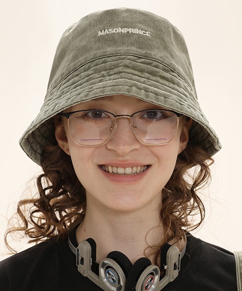 MASONPRINCE(メイソンプリンス)の「4カラーブランドロゴバケットハット MZ2048【MASONPRINCE】(ハット・メンズ・ベージュ/ブラック/アイボリー/カーキ・FREE)」の12枚目の写真