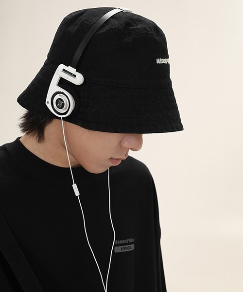 MASONPRINCE(メイソンプリンス)の「4カラーブランドロゴバケットハット MZ2048【MASONPRINCE】(ハット・メンズ・ベージュ/ブラック/アイボリー/カーキ・FREE)」の7枚目の写真