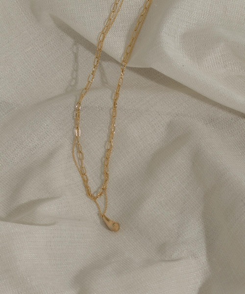 SMELLY（スメリー）の「ドロップメタル2レンネックレス（ネックレス・レディース・ゴールド・-）」の9枚目の写真