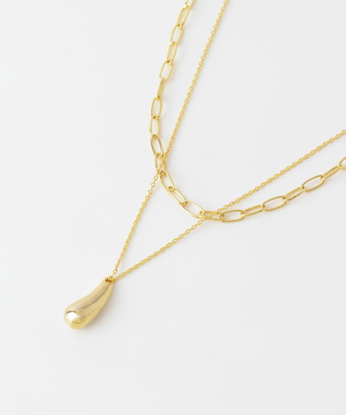 SMELLY（スメリー）の「ドロップメタル2レンネックレス（ネックレス・レディース・ゴールド・-）」の10枚目の写真