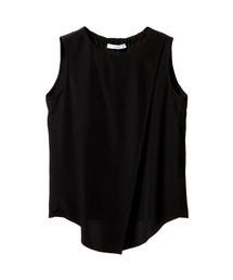 ASTRAET | ASTRAET(アストラット) アシンメトリーノースリーブブラウス(シャツ/ブラウス)