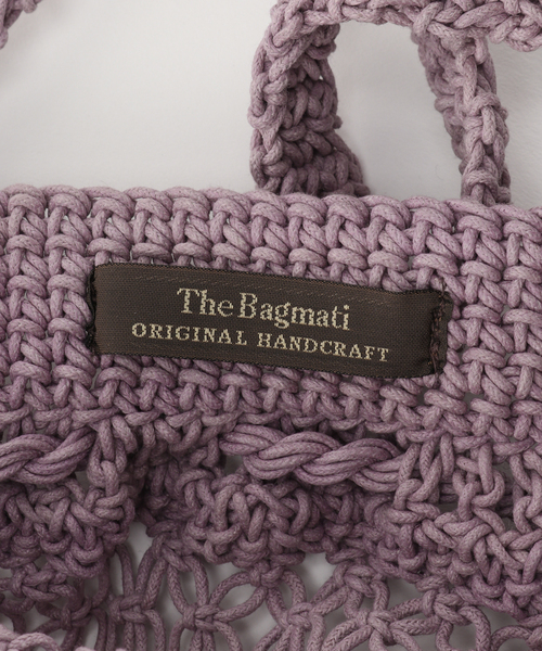 IENA（イエナ）の「【BAGMATI/バグマティ】クロシェラウンドバッグ（ハンドバッグ・レディース・イエロー/オレンジ/グリーン/ラベンダー・FREE）」の10枚目の写真